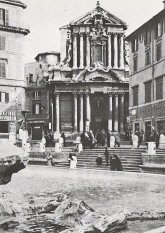 La facciata dei Santi Vincenzo e Nastasio, Roma